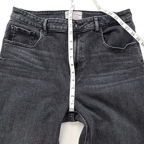 Everlane The Curvy Cheeky Jean Size 32 Crop Washed Black Gray High Rise Denim - Picture 10 of 12